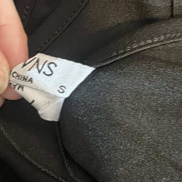 Angvns Women Knee Casual Dress Size Small Black Sleeveless Stretch Fit Flare New - Picture 7 of 13